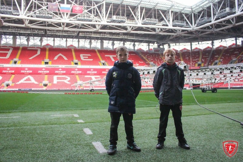 Александр Брагинец и Егор Никитин провели три дня на базе Футбольной Школы «Чертаново» Москомспорта 