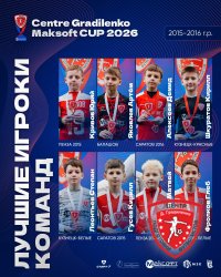 ИТОГИ CENTRE GRADILENKO-MAKSOFT CUP 2015/16 Г.Р.